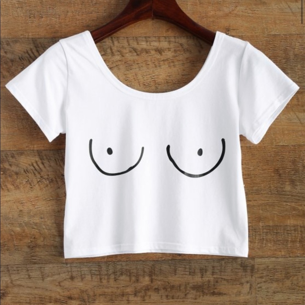 Funny crop top